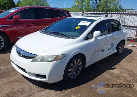 2010 Honda Civic Ex-L from USA, damaged, VIN 19XFA1F91AE013481